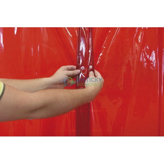 Ochranný svařovací závěs CEPRO Orange (červený)