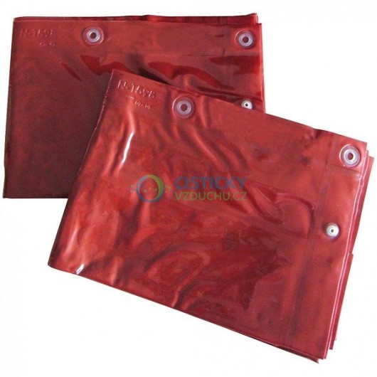 Ochranný svařovací závěs CEPRO Orange (červený)