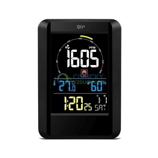 Digitální teploměr s vlhkoměrem a detektorem CO2 Airbi CO2AIR