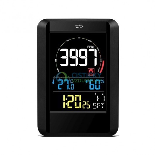 Digitální teploměr s vlhkoměrem a detektorem CO2 Airbi CO2AIR